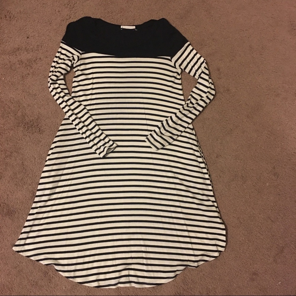 Stripped Tunic Dress